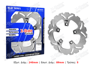 ΔΙΣΚΟΠΛΑΚΑ SZ08R W GSF600 BANDIT KYMCO ΠΙΣΩ X BRAKE