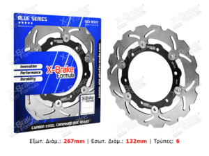 ΔΙΣΚΟΠΛΑΚΑ WL8001F FLO W Τ ΜΑΧ 500 ΕΜΠΡΟΣ X BRAKE